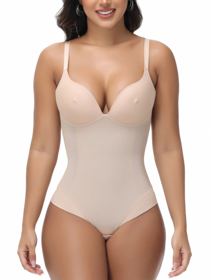 Triangle Body Suit With Cups