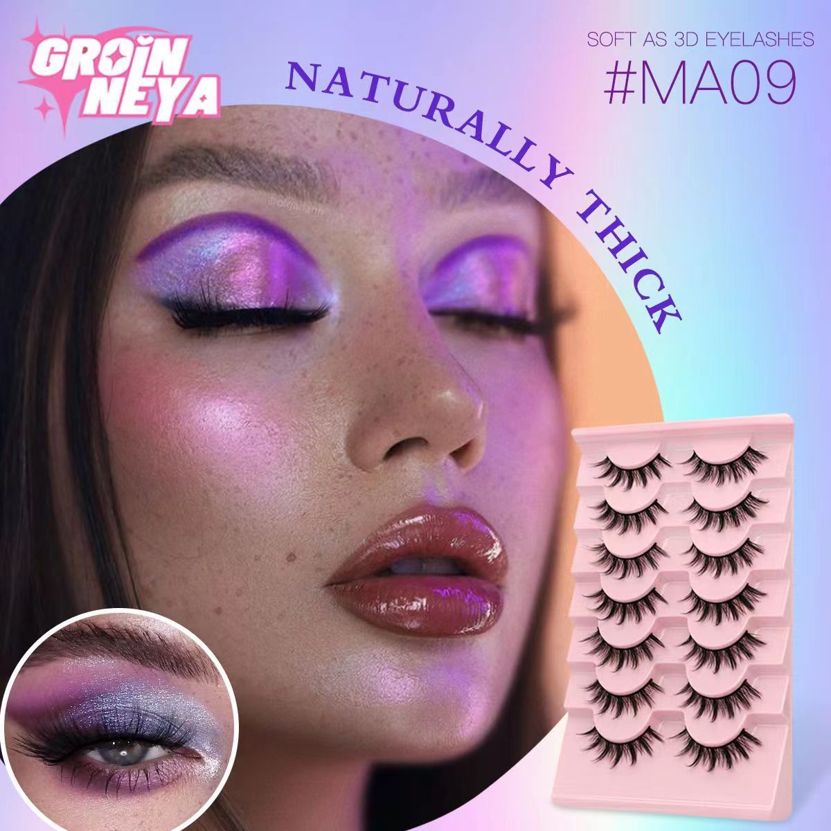 Naturally Thick Slim Soft As 3d Eyelashes