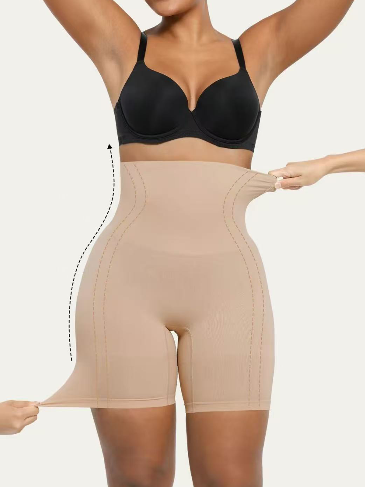 Women's Seamless High Waist Slimming Firming Thigh Shaper Shorts