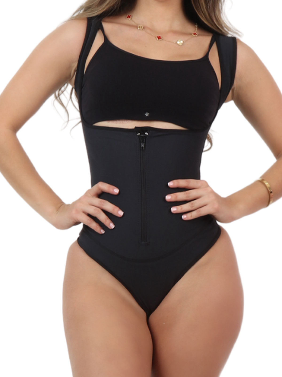 Wide Shoulder Straps Tummy Control Faja-ChicCurve