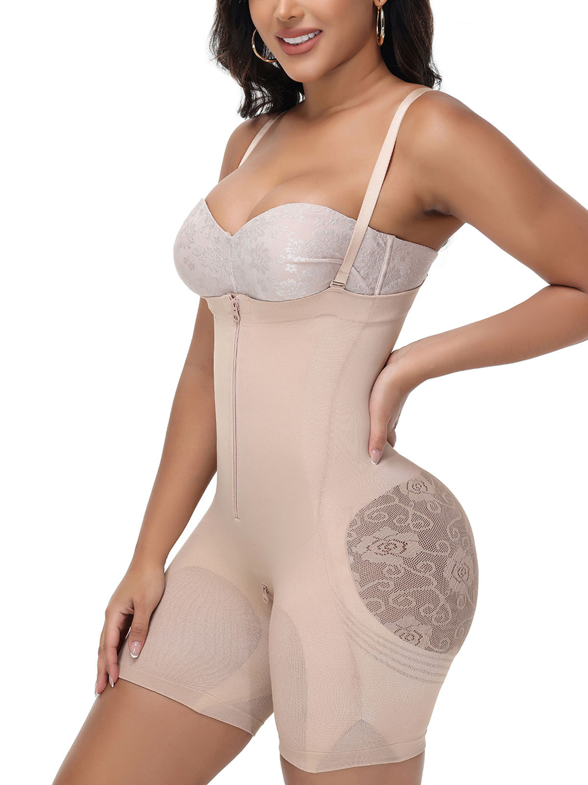 High Waisted Tummy Control Butt Lifting Shorts