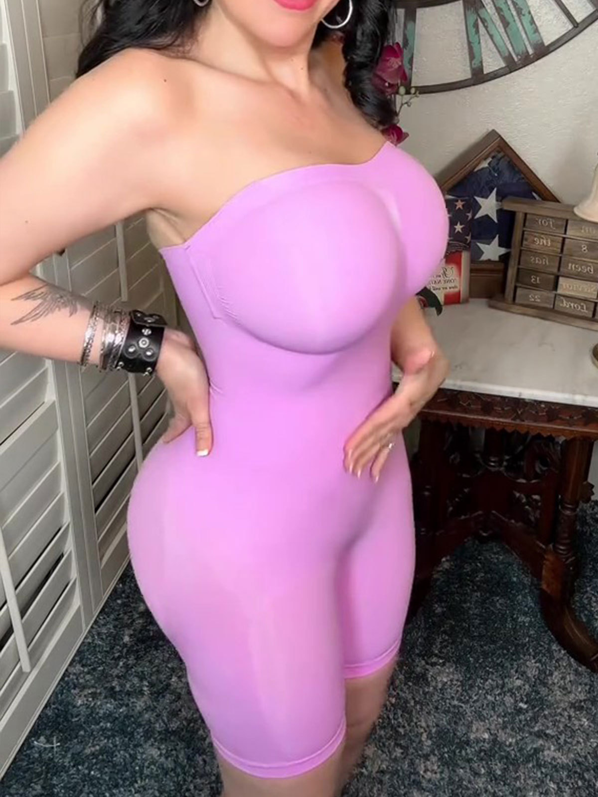 Slimming Bodysuit With Removable Shoulder Strap