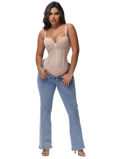 Suspender Steel Bone Body Shaping Tummy Control Shapewea