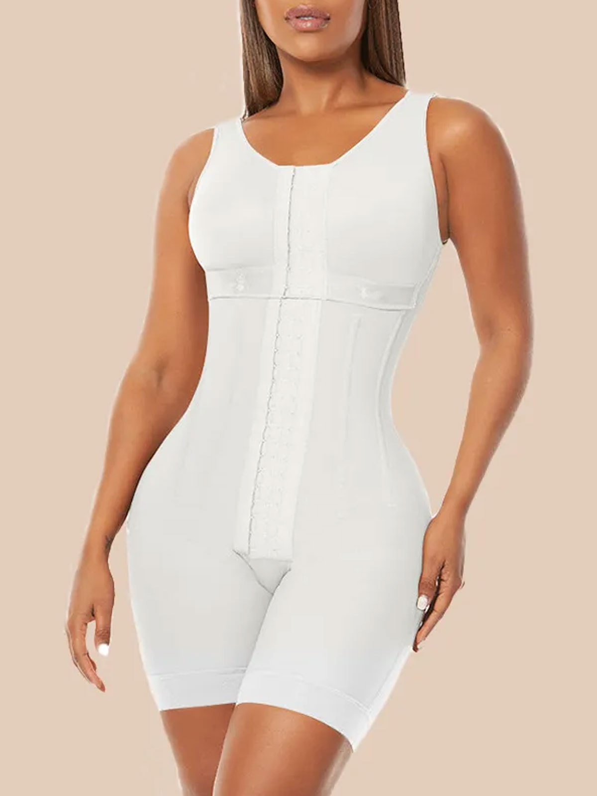 Women's Chest-Packed Body Shaper Postpartum Fajas Colombianas Ref10066