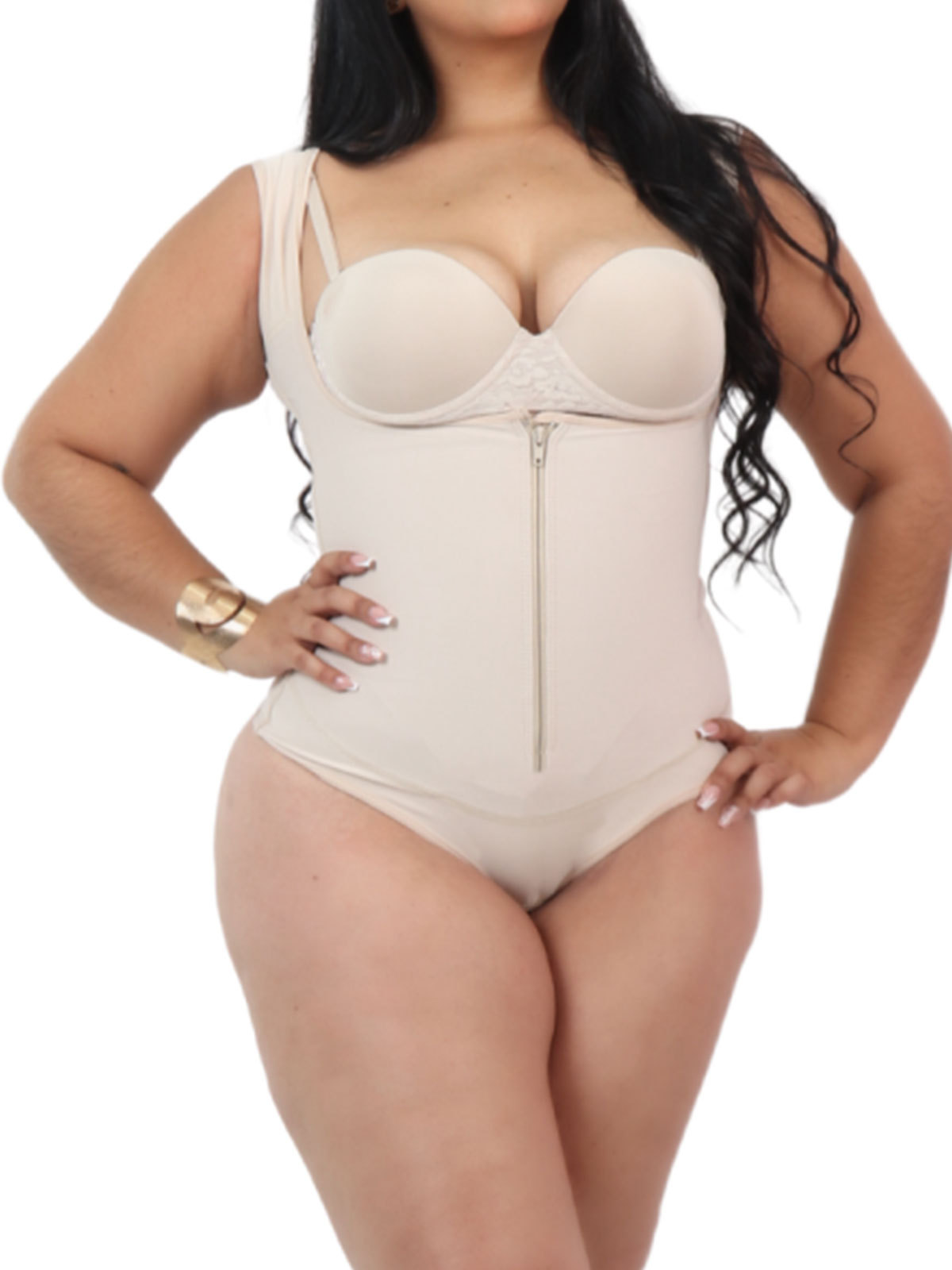 Wide Shoulder Straps Tummy Control Faja