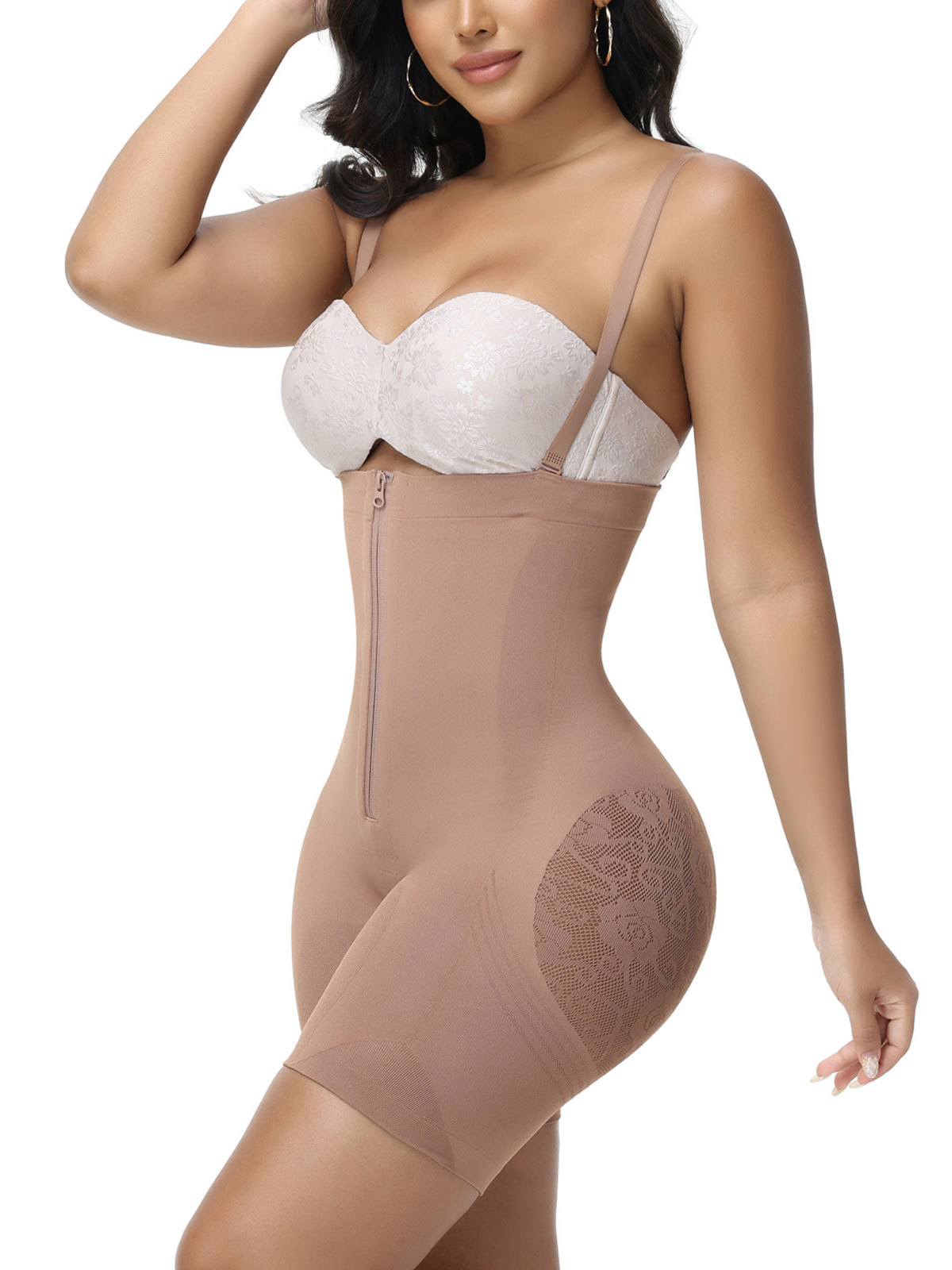 High Waisted Tummy Control Butt Lifting Shorts