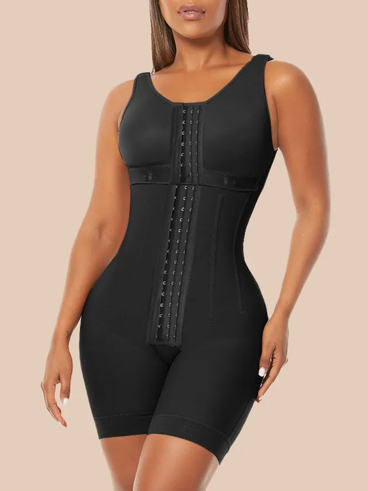 Women's Chest-Packed Body Shaper Postpartum Fajas Colombianas Ref10066