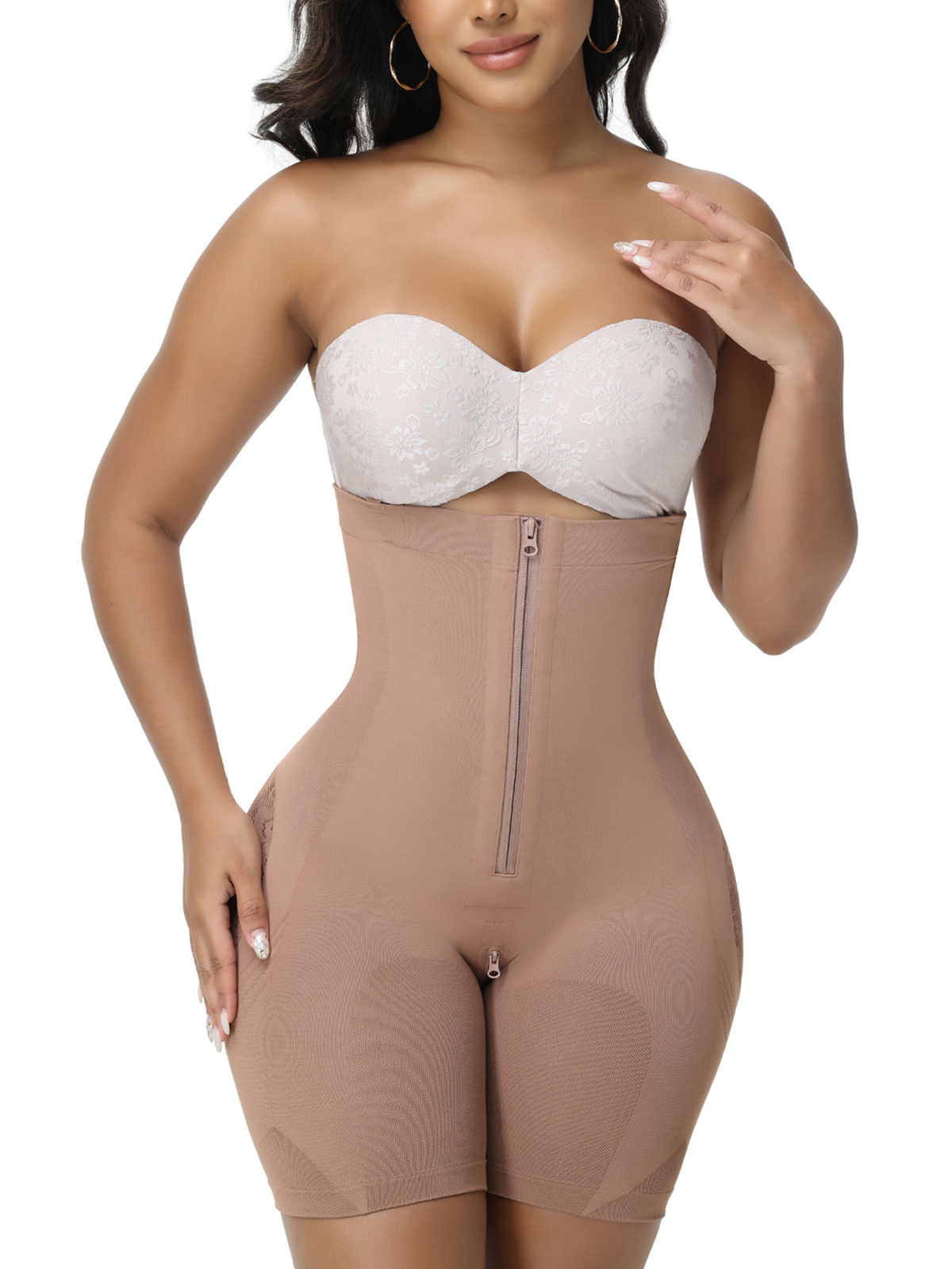 High Waisted Tummy Control Butt Lifting Shorts