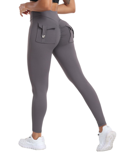 Butt Lifting Cargo Leggings With Pockets