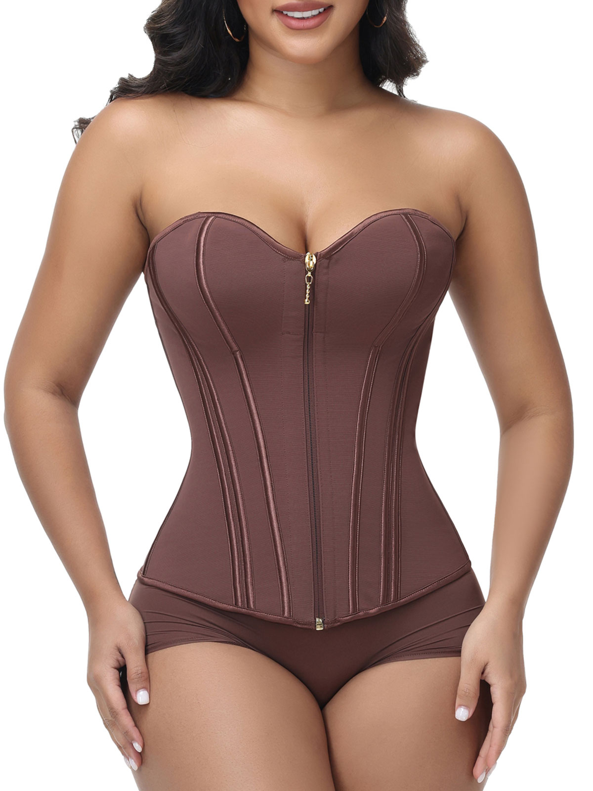 Leopard Print Bust And Belly Control Camisole Body Shaping Vest