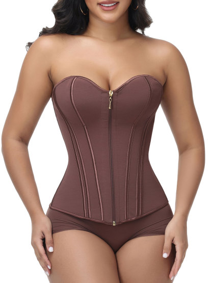 Leopard Print Bust And Belly Control Camisole Body Shaping Vest