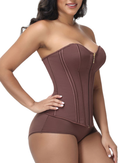 Leopard Print Bust And Belly Control Camisole Body Shaping Vest