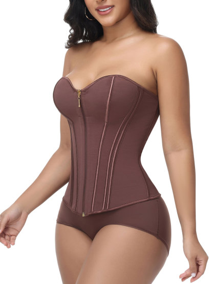 Leopard Print Bust And Belly Control Camisole Body Shaping Vest