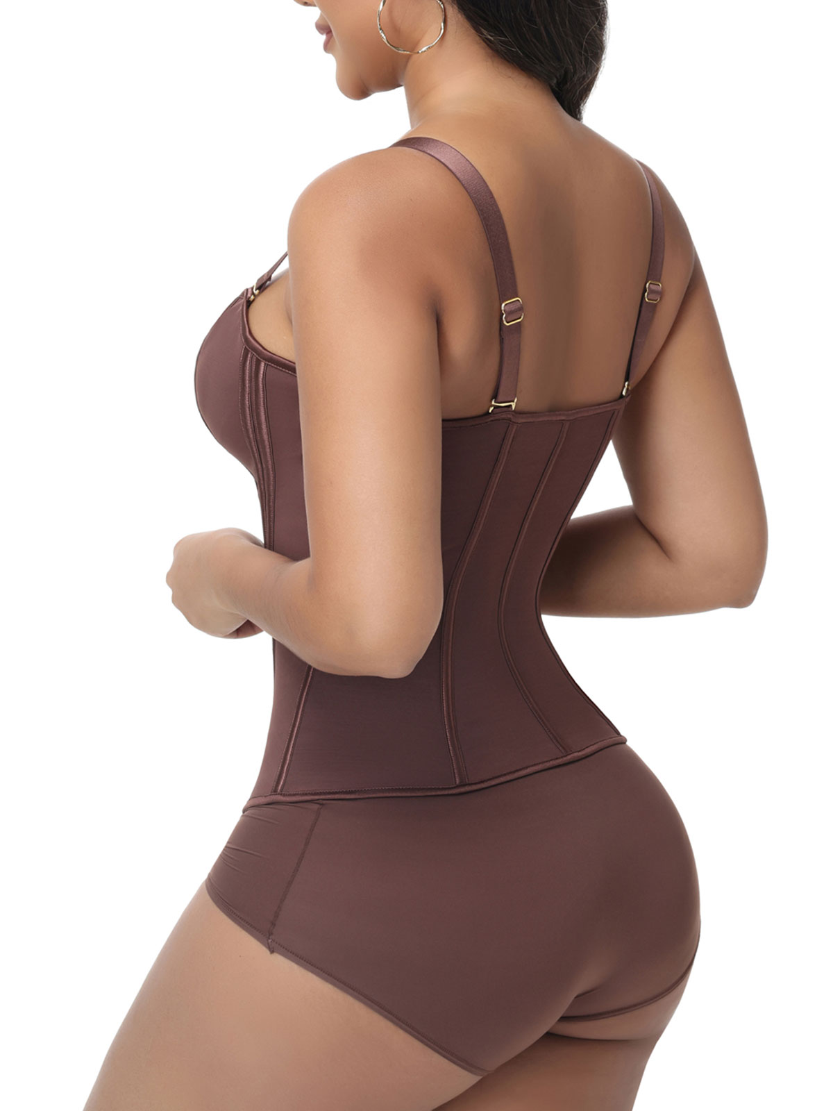 Leopard Print Bust And Belly Control Camisole Body Shaping Vest