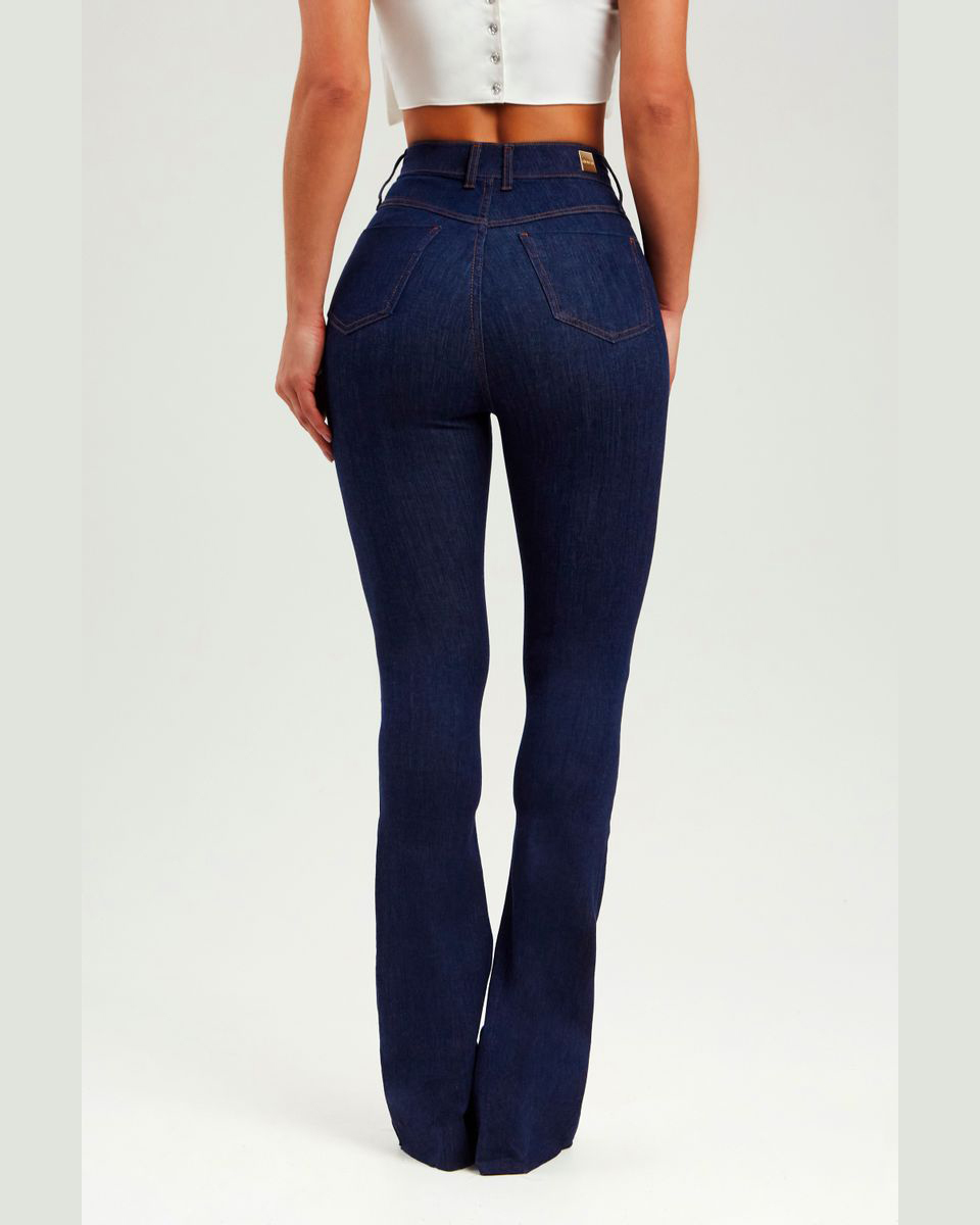 ChicCurve Flared Pants Shaping Denim Jeans