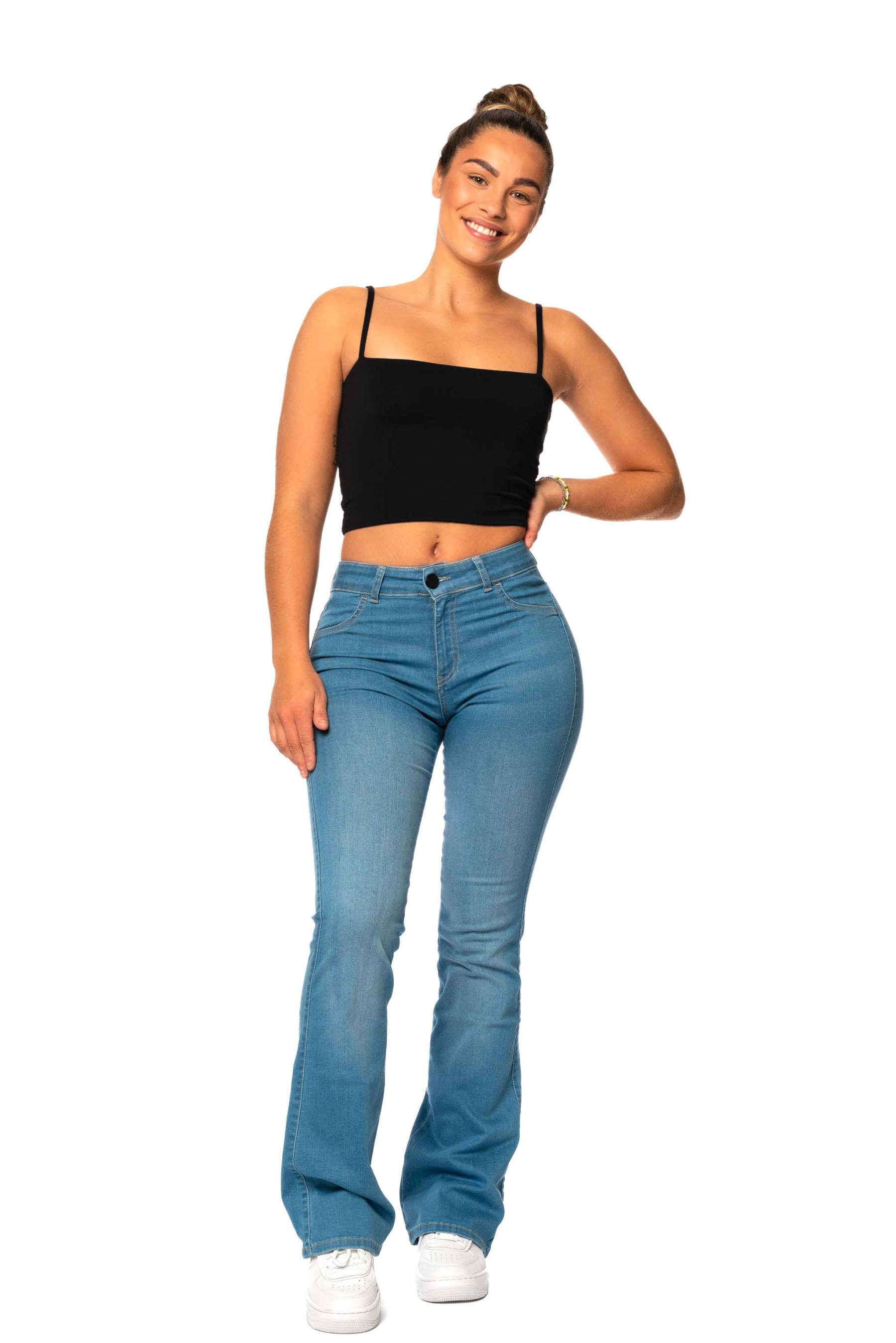 High Waist Lifted Jeans