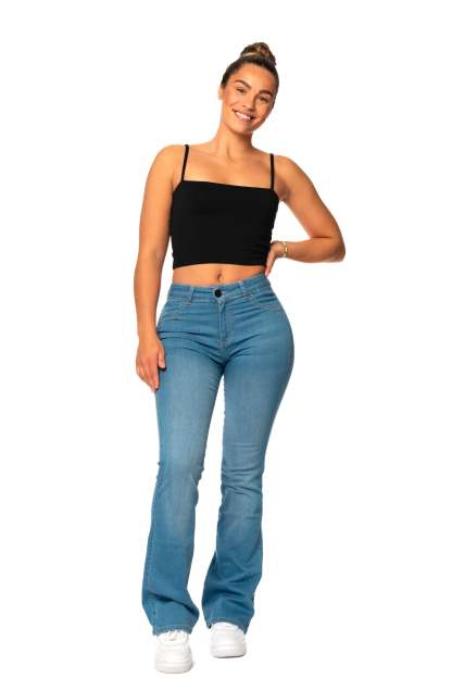 High Waist Lifted Jeans