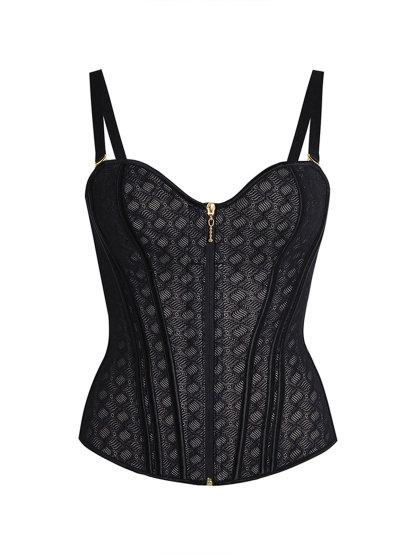 Leopard Print Bust And Belly Control Camisole Body Shaping Vest