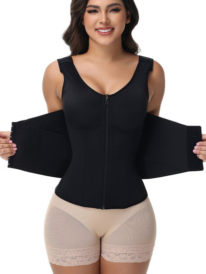 Hourglass Tummy Control Body Shaper Workout Corset Shapewear in built Bra