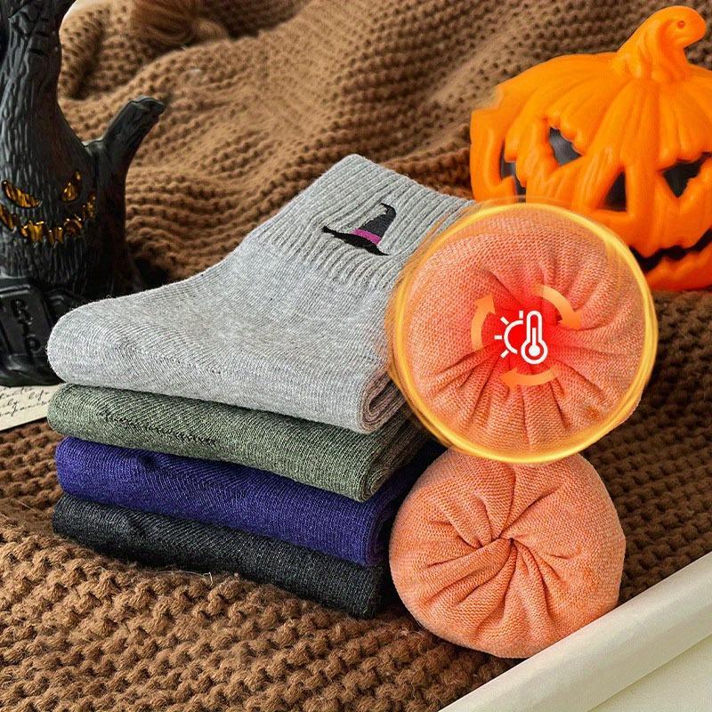 Halloween Thick Warm Deodorant Sweat-Absorbent Cotton Socks