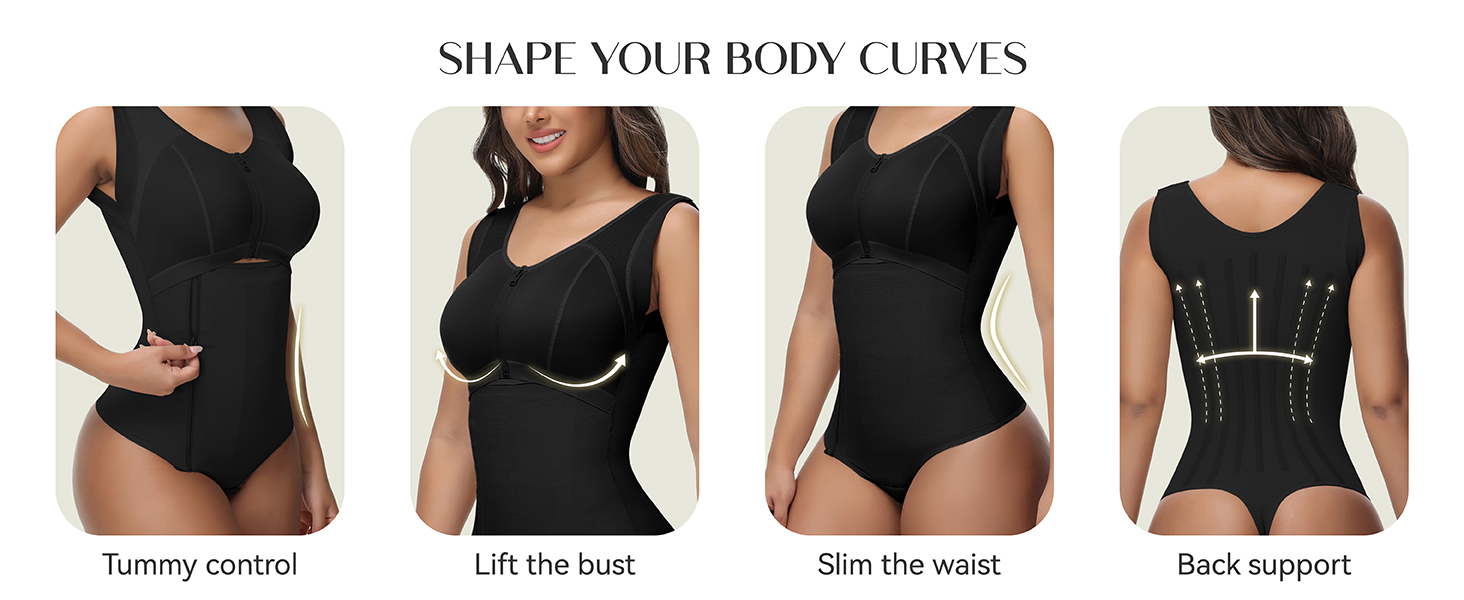 body shaper for women butt lifting shapewear women's shapewear bodysuits stomach shapewear