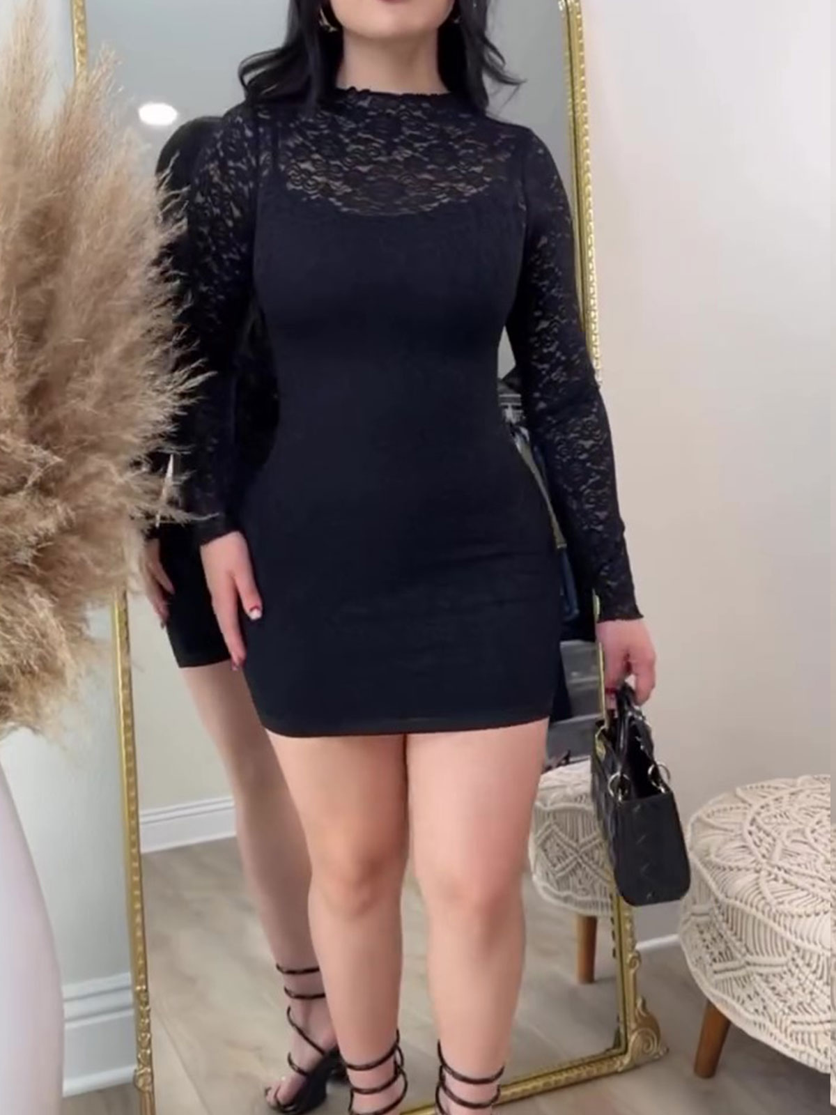 Summer Mini Lace Dress