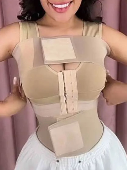 Women's Vest Brassier with Belt Tops