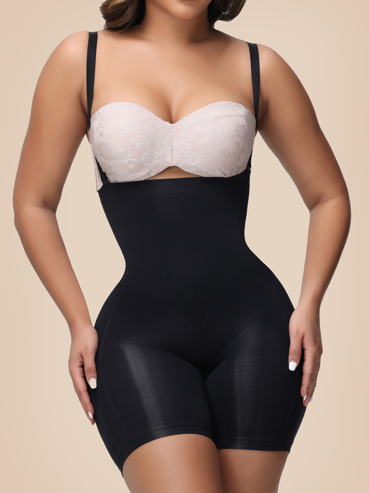 Tummy Compression Bodysuit Shaper With Butt Lifter