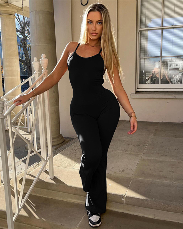 Sexy Backless Slim Fit Butt Lift Jumpsuit