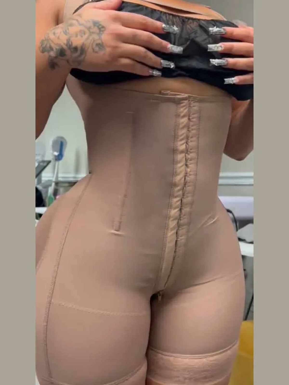 Stage 3 High Compression Tummy Control Zipper Crotch Shapewear