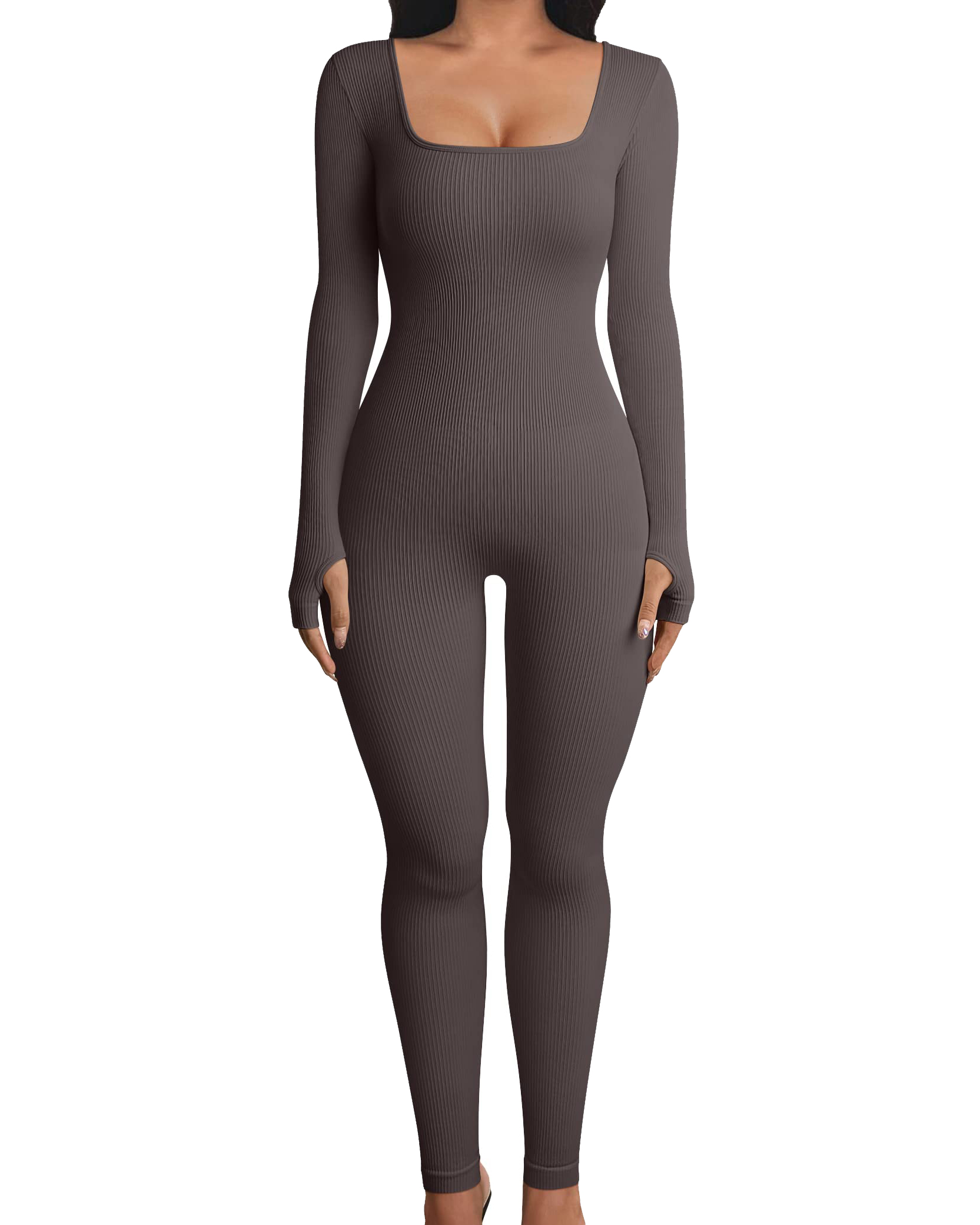 Women Yoga Jumpsuits Workout Snatching Long Sleeve Sport Jumpsuits