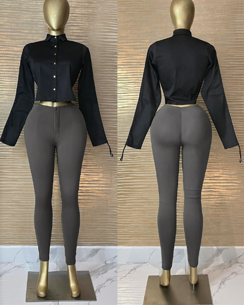 High Waist Tummy Control Shaping Butt Lifting Slimming Leggings