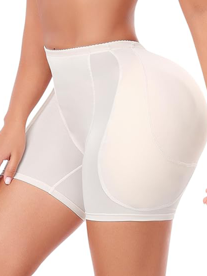 Women Hip Padded Shapewear Booty Lifter Butt Enhancer Removable 4 Thicker Pads Control Panty For Bigger Butt