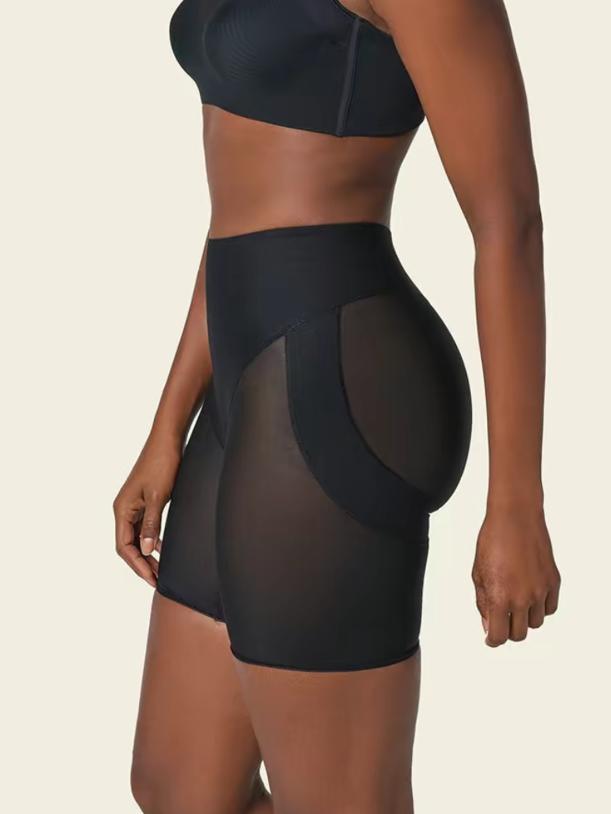 Tight Fitting Breathable Mesh Shaping Shorts