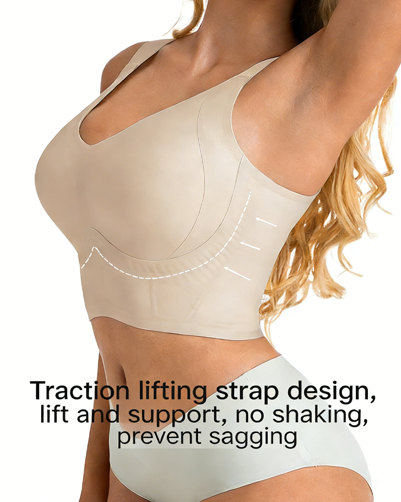 Everyday Seamless Support 7-Row Hook Seamless Jelly Bra
