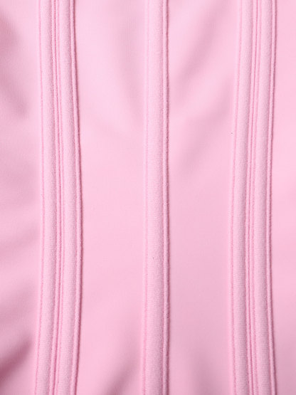 Extreme Latex Corset Waist Vest With Bra