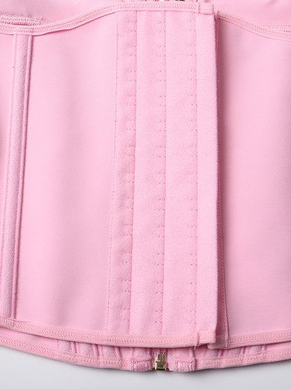 Extreme Latex Corset Waist Vest With Bra