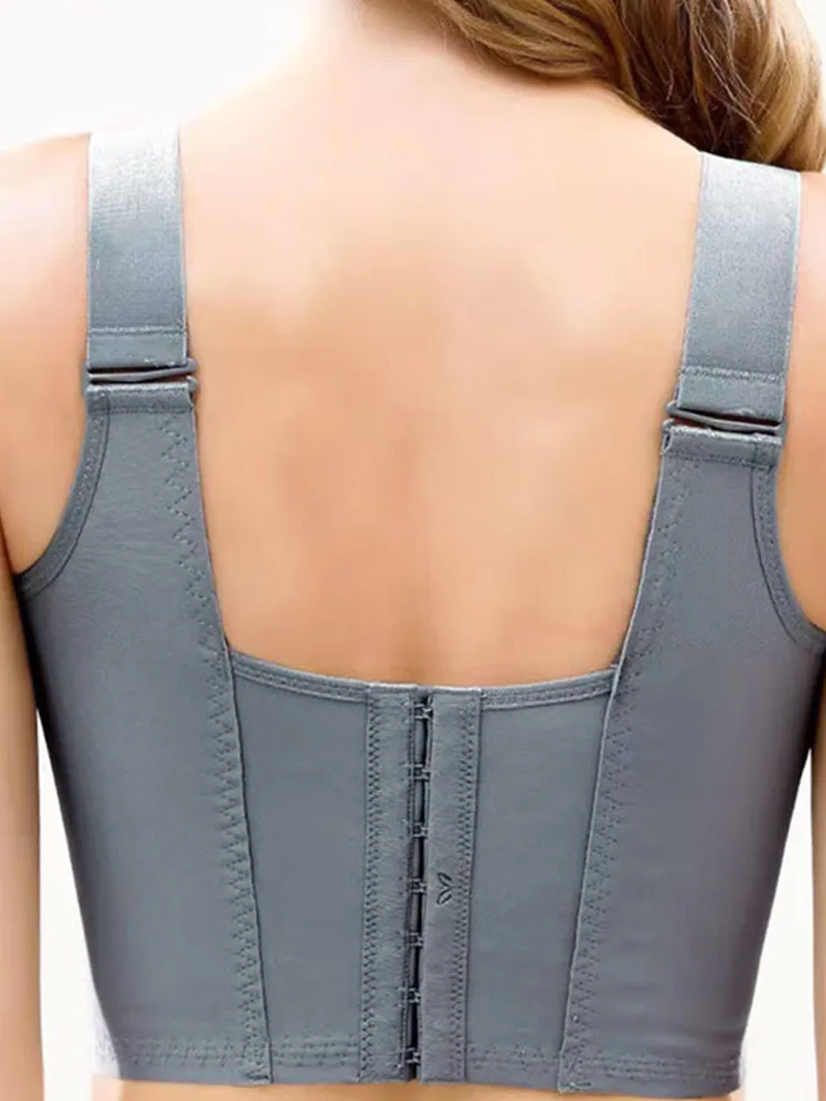ChicCurve Front Closure Wide Straps Full Coverage Push Up Bra