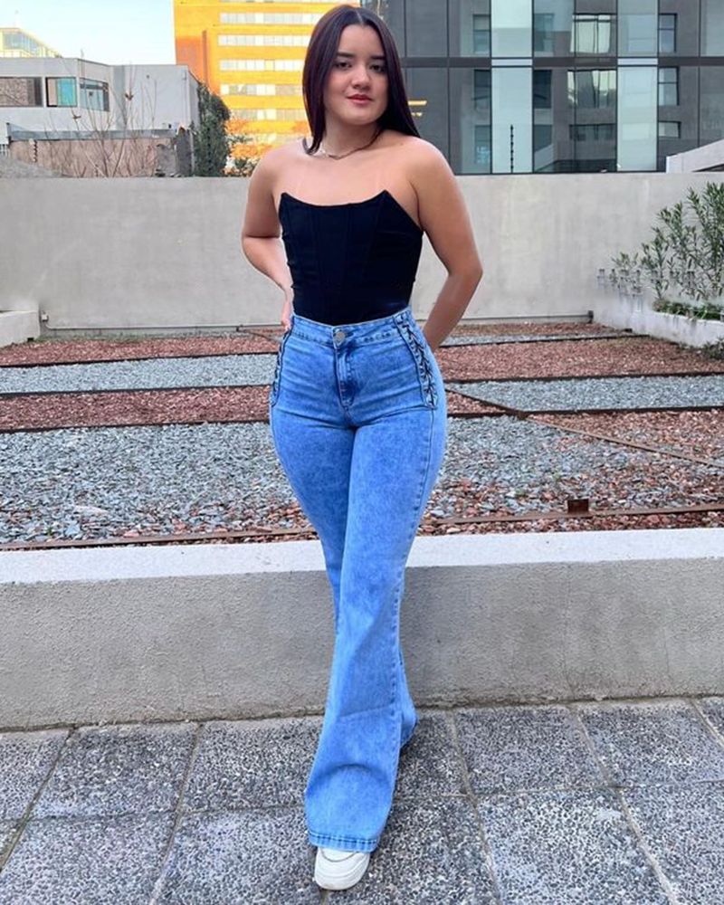 New Premium Quality Braided Cargo Jeans