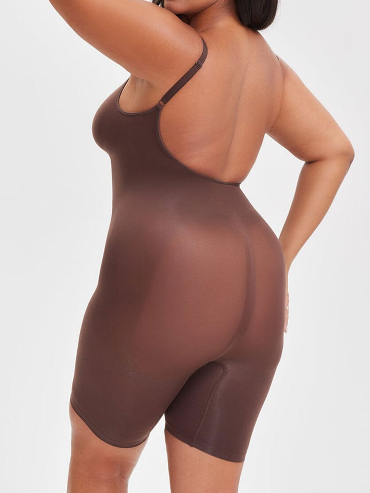 Plus Size Smoothing Seamless Open Back Shaper