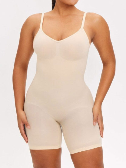 Plus Size Smoothing Seamless Open Back Shaper