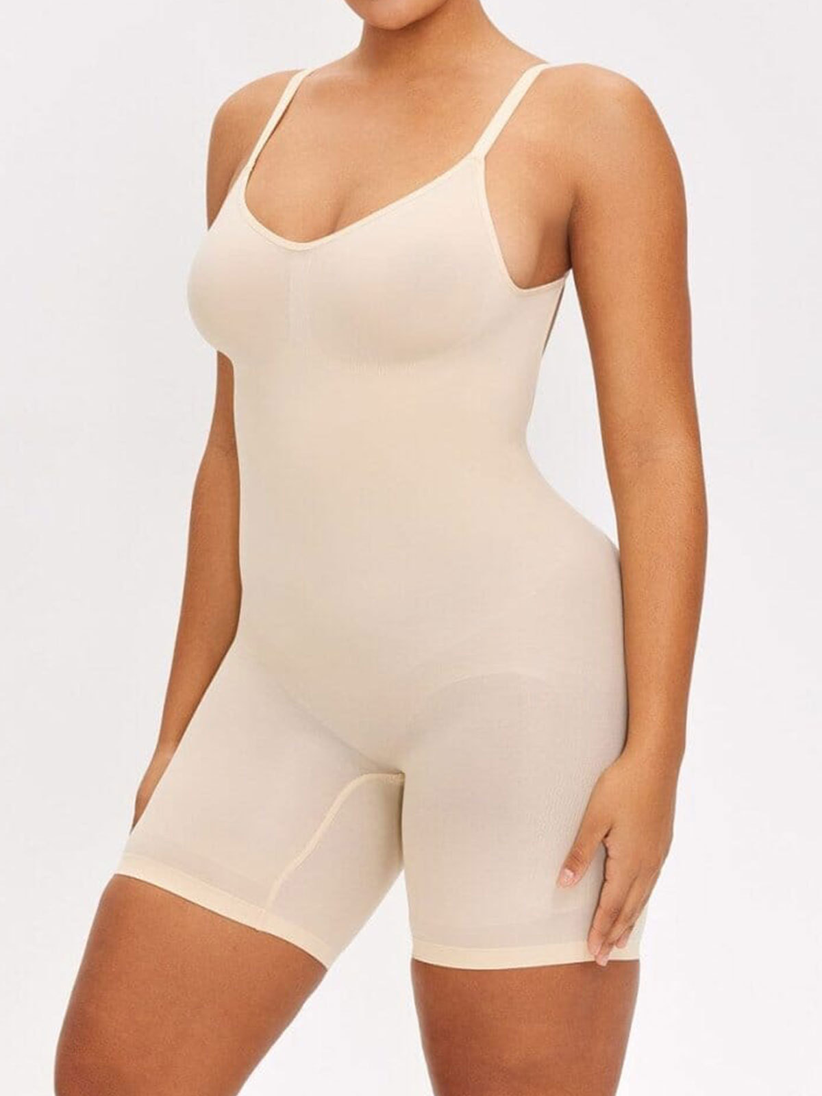 Plus Size Smoothing Seamless Open Back Shaper