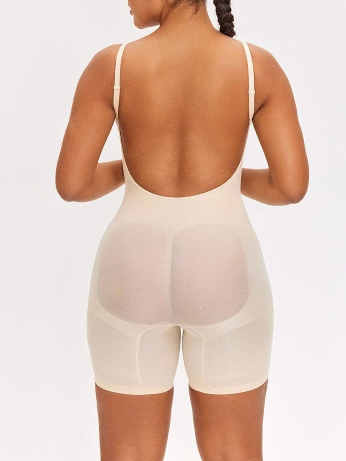 Plus Size Smoothing Seamless Open Back Shaper