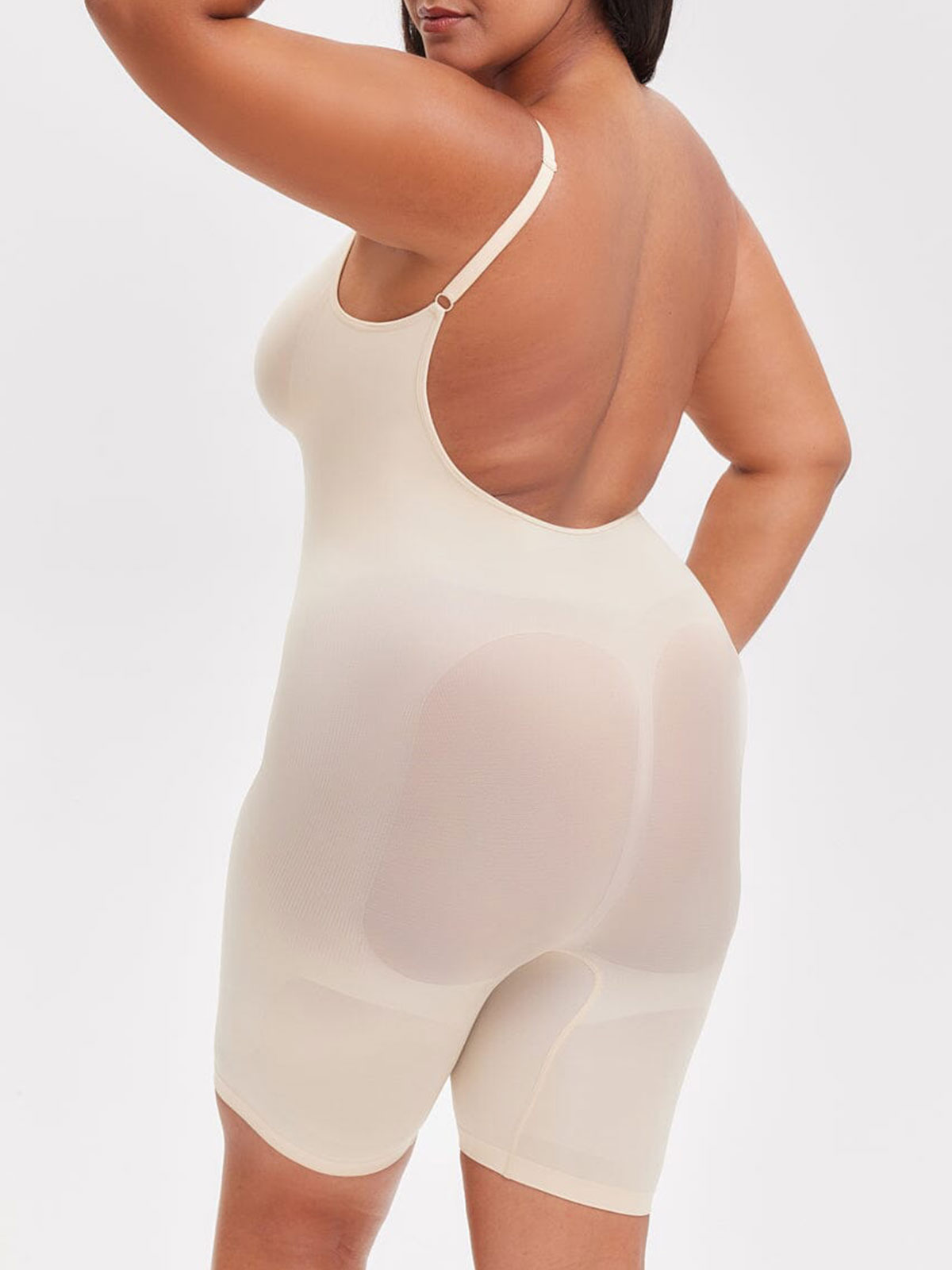 Plus Size Smoothing Seamless Open Back Shaper
