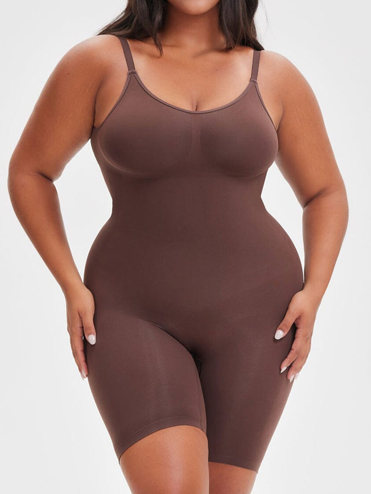 Plus Size Smoothing Seamless Open Back Shaper