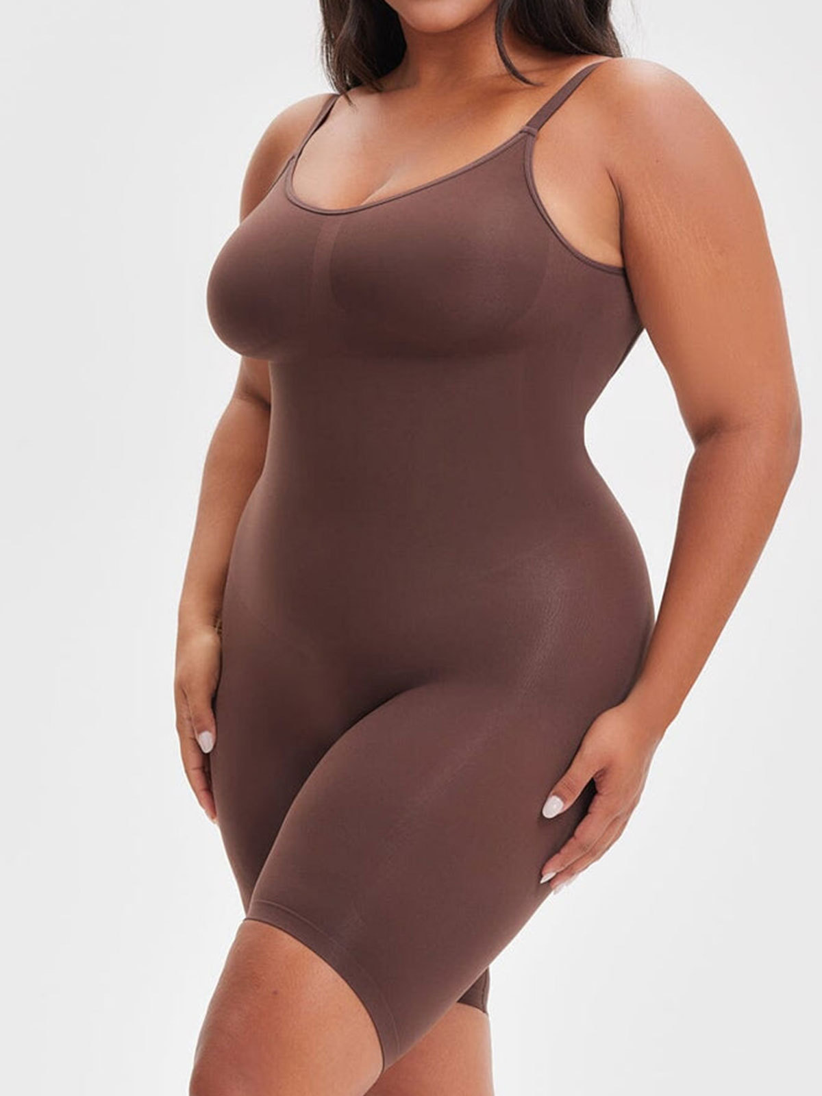 Plus Size Smoothing Seamless Open Back Shaper