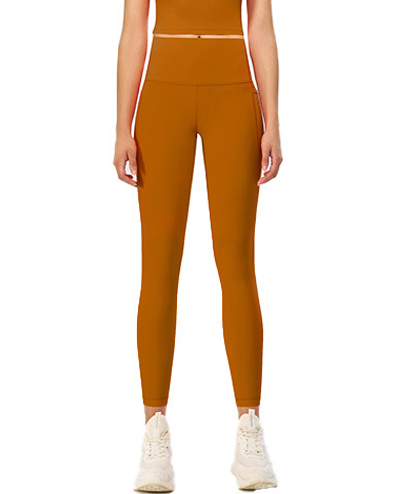 Butt Lifting Fitness Yoga Pants with Side Pockets