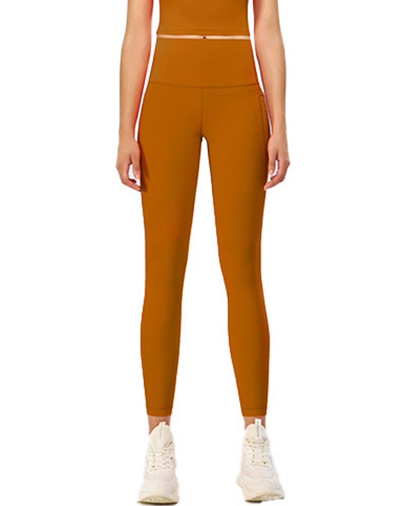 Butt Lifting Fitness Yoga Pants with Side Pockets