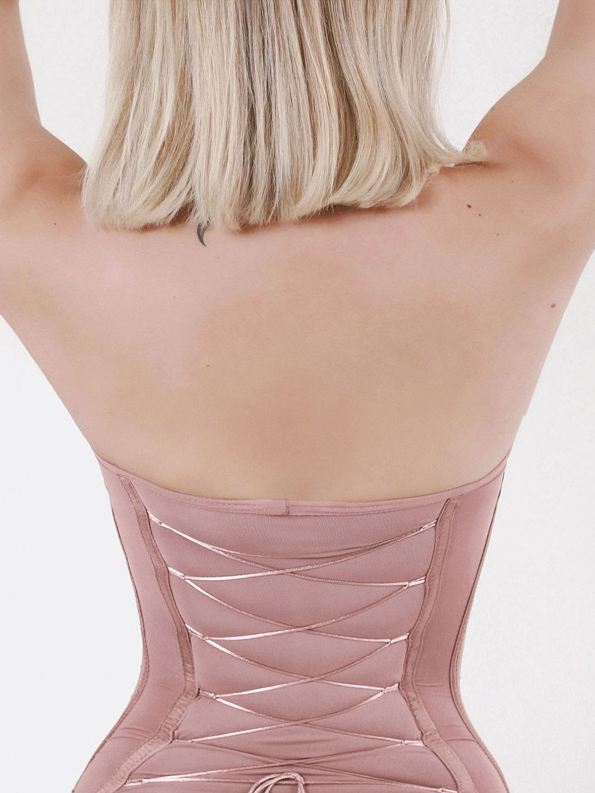 Back Lace-up Thong Seamless Shapewear