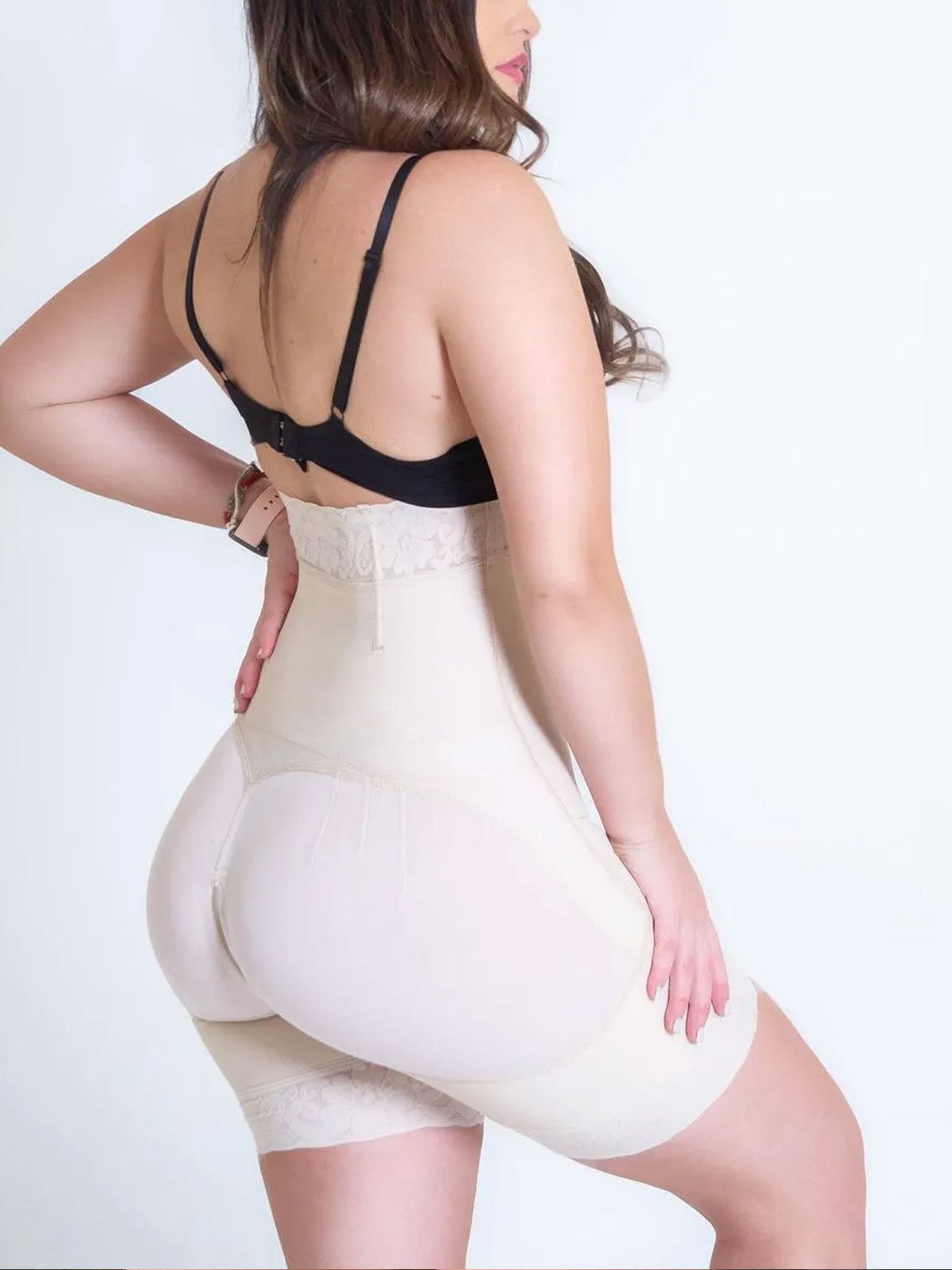 Fajas Colombianas Women's Slimming Butt Lifter High Waist Seamless Shorts